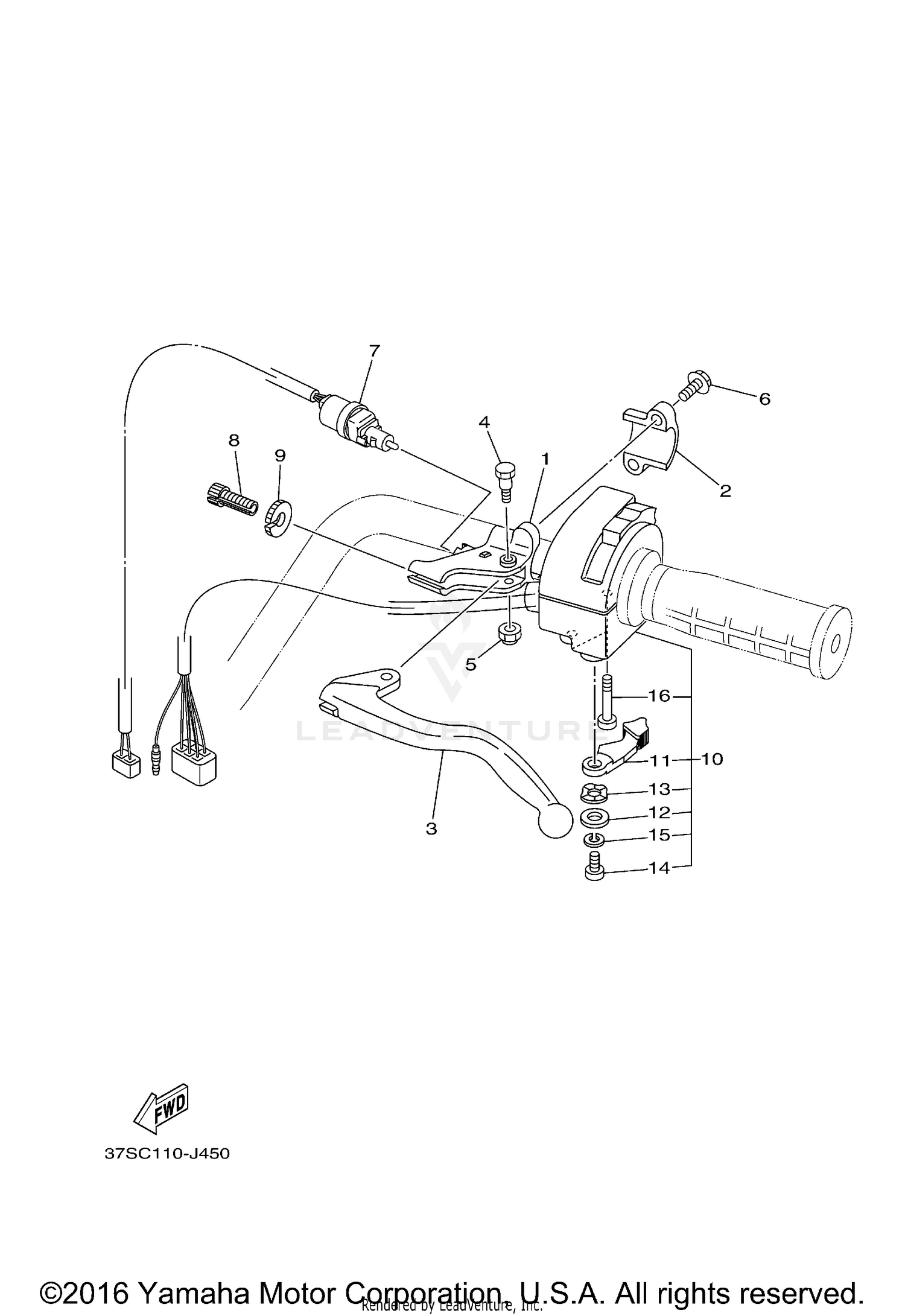 STEERING STEM 90-94