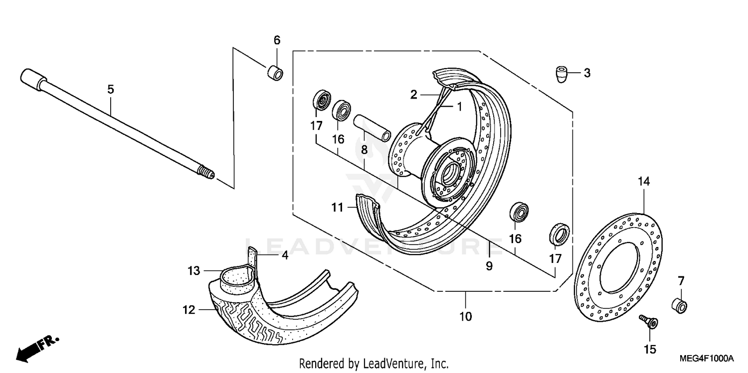 FRONT BRAKE CALIPER