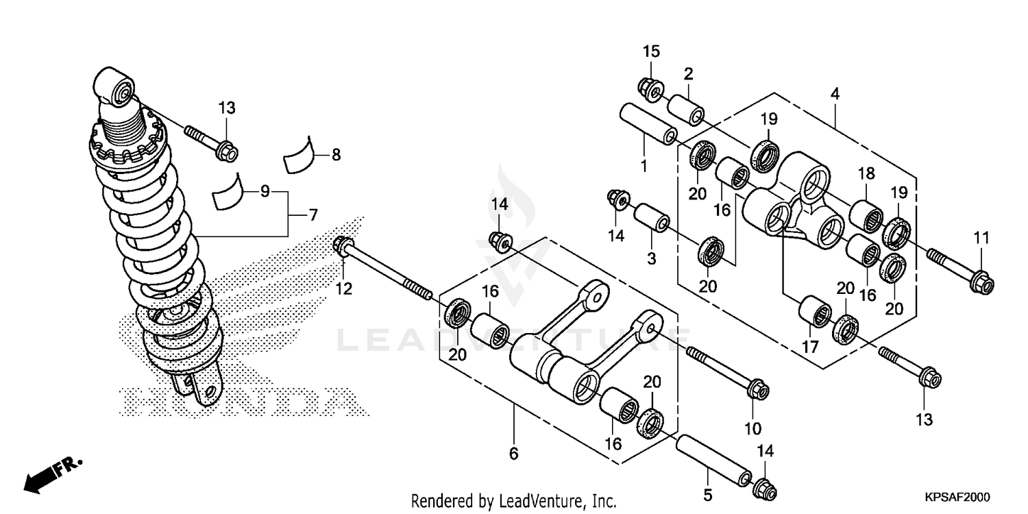REAR SHOCK ABSORBER