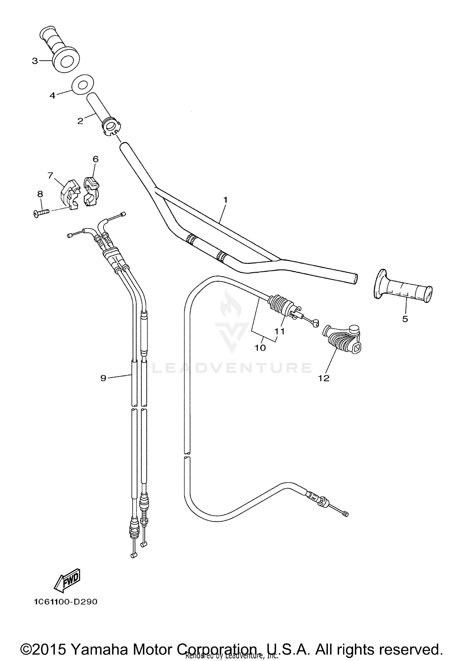 REAR BRAKE MASTER CYLINDER