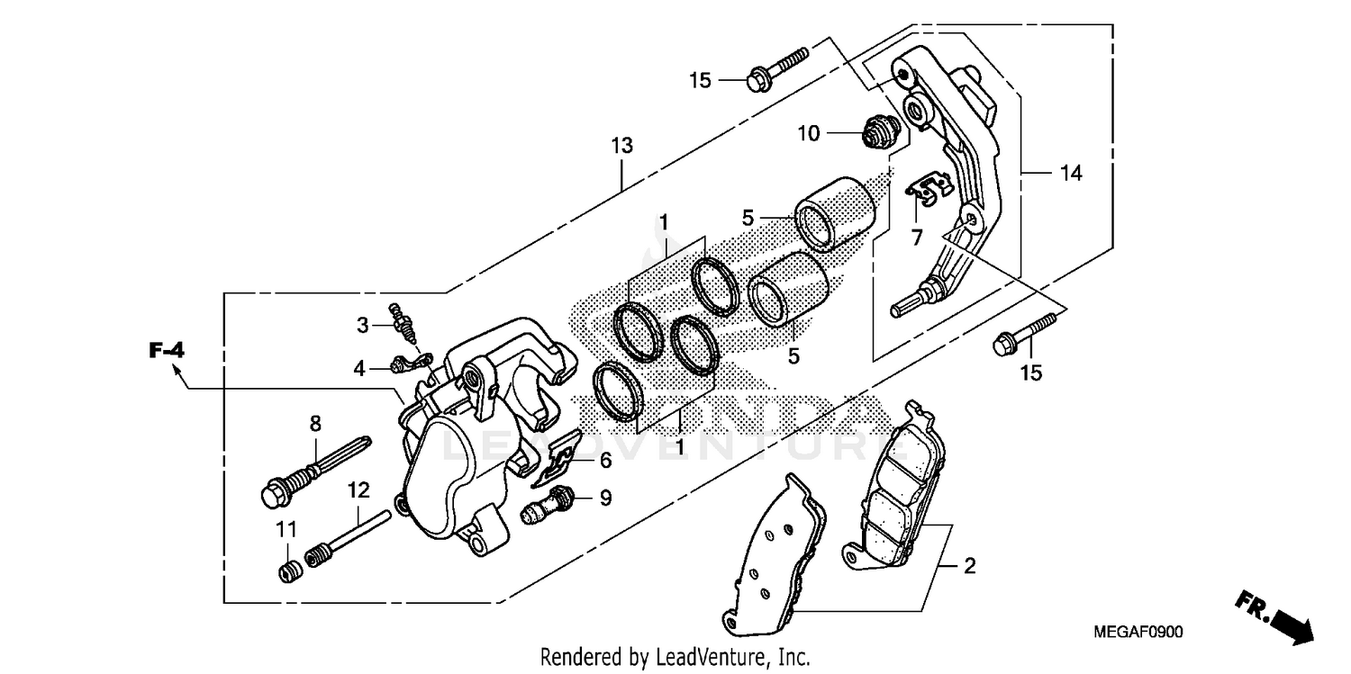 FRONT BRAKE CALIPER
