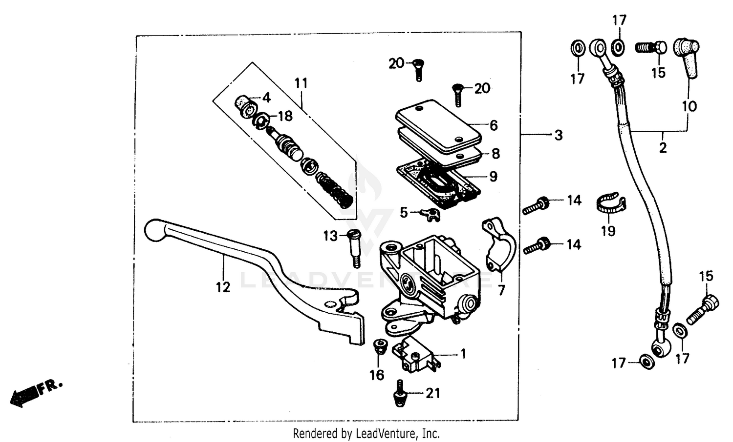 FRONT BRAKE MASTER CYLINDER
