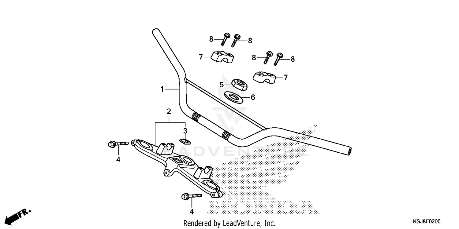 HANDLEBAR + STEERING STEM