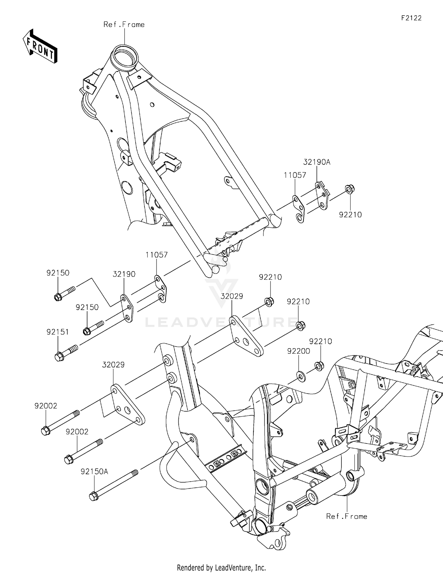 LEFT CRANKCASE COVER + GENERATOR