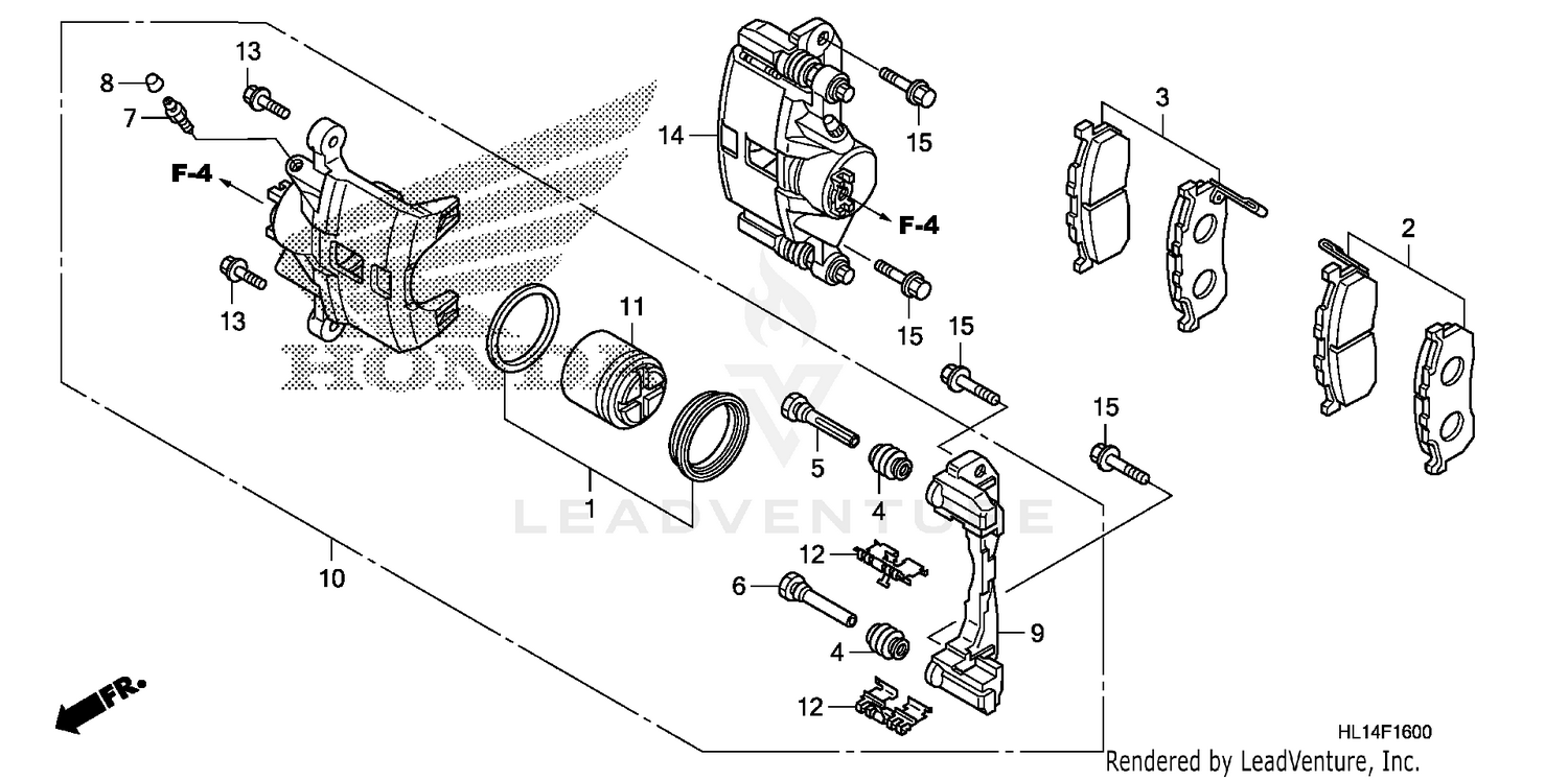 FRONT BRAKE CALIPER