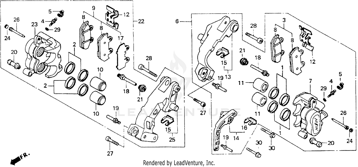 FRONT BRAKE CALIPER