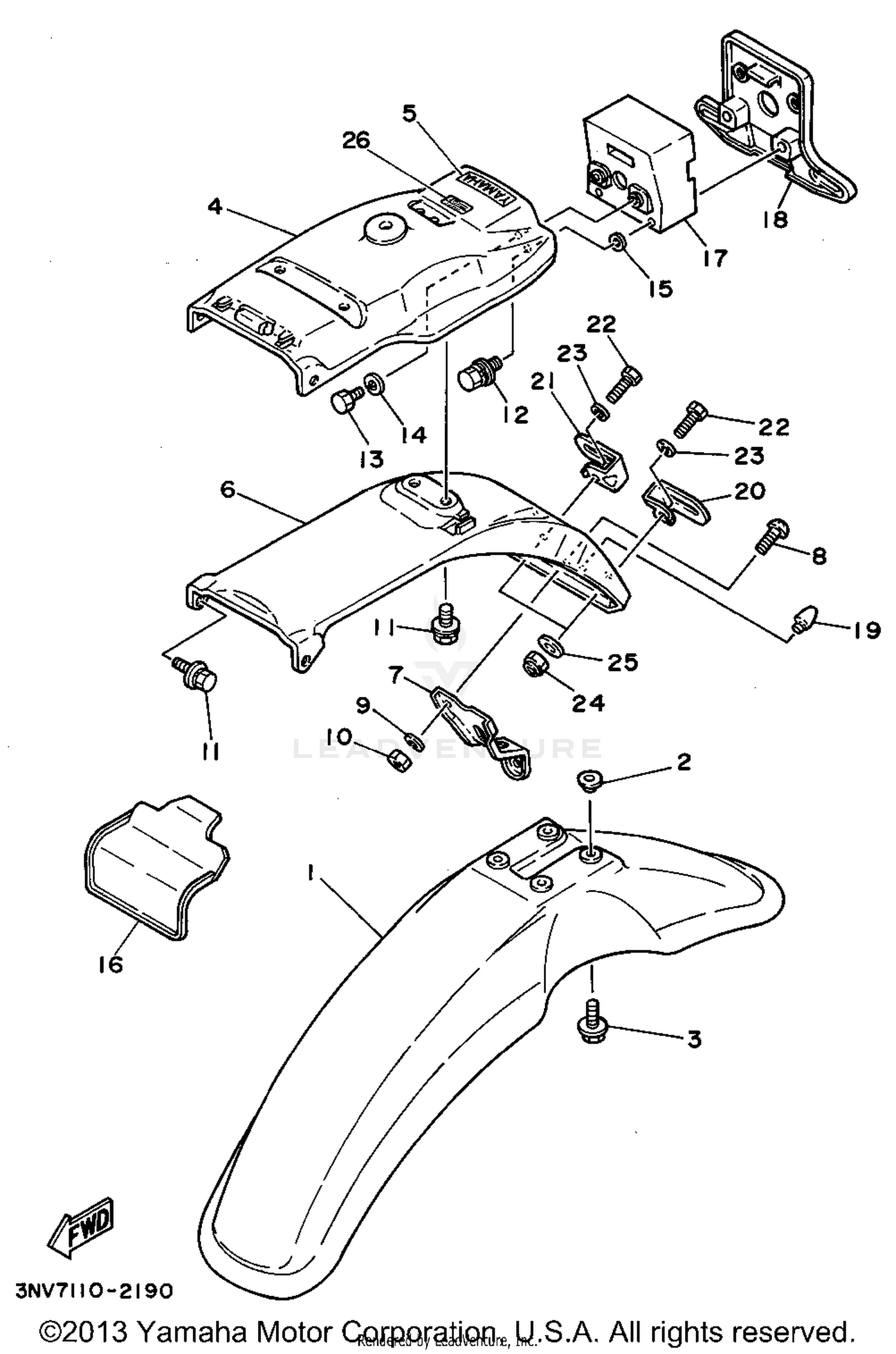 FR. BRAKE MASTER CYL. 92-96