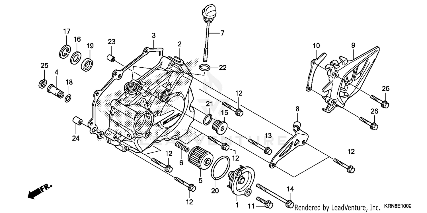 LEFT CRANKCASE COVER