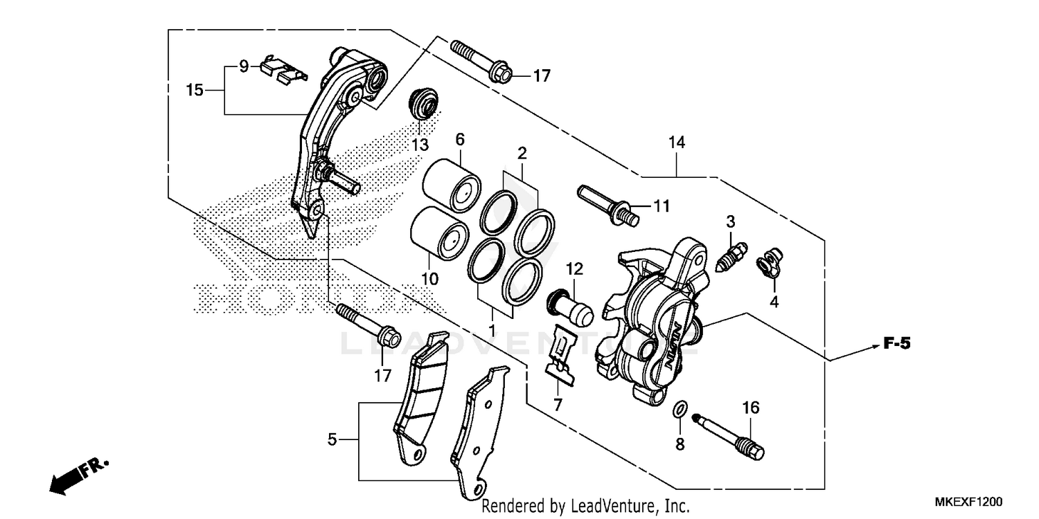 FRONT BRAKE CALIPER