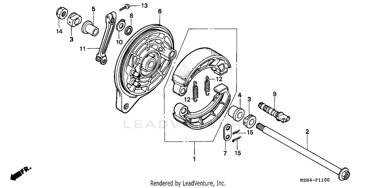 REAR BRAKE PANEL