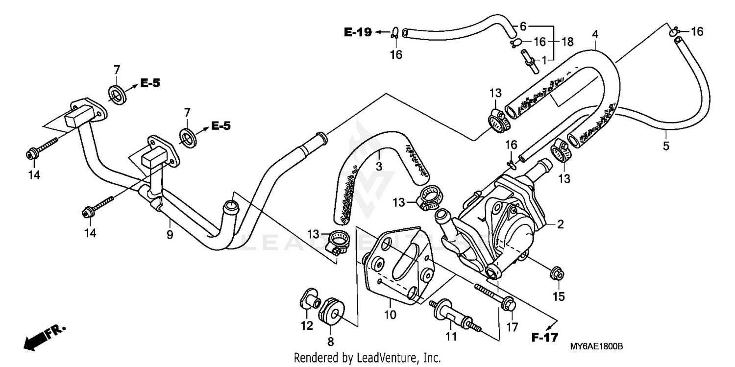 REAR BRAKE MASTER CYLINDER