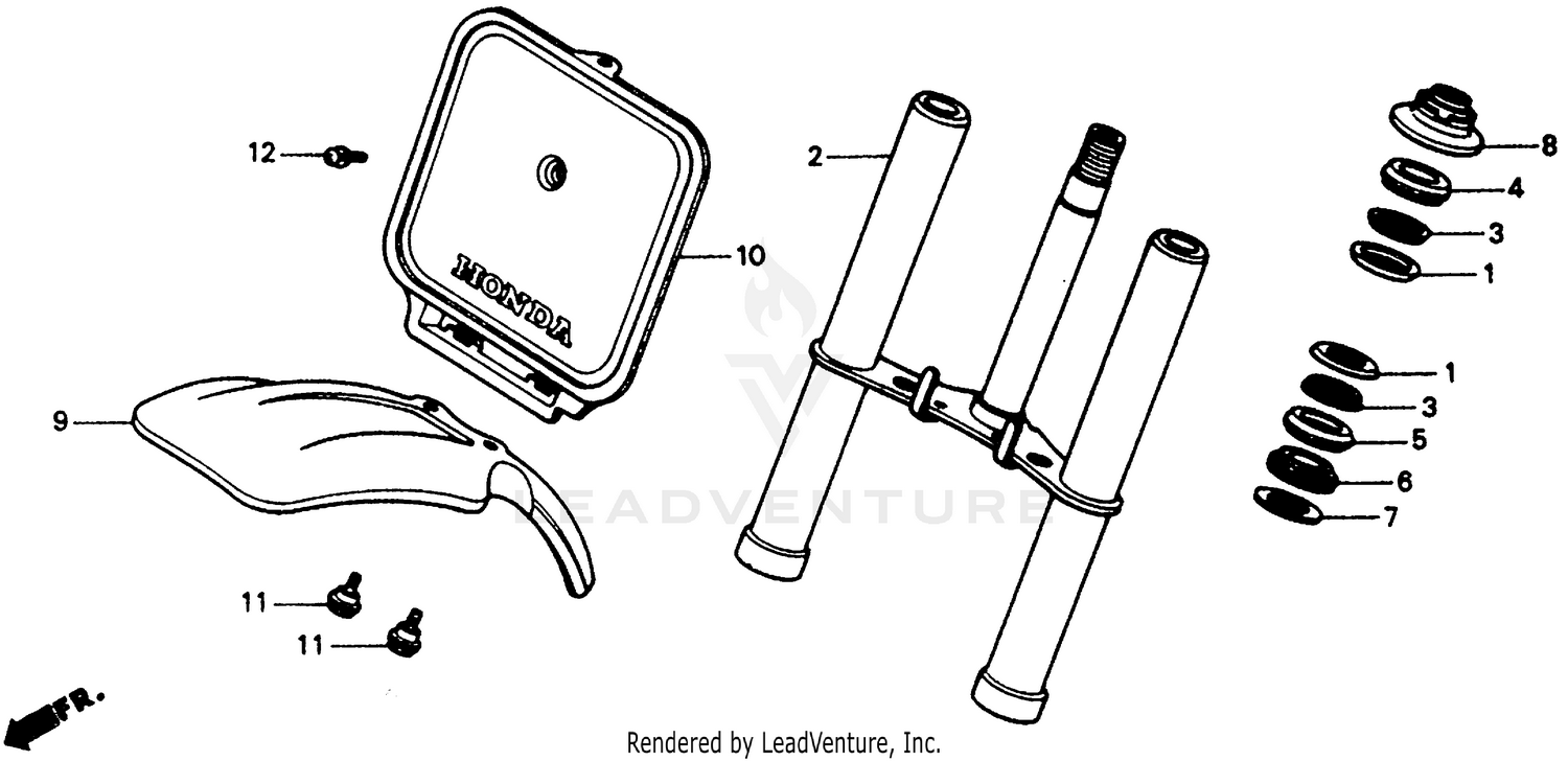 FRONT FORK 88-93
