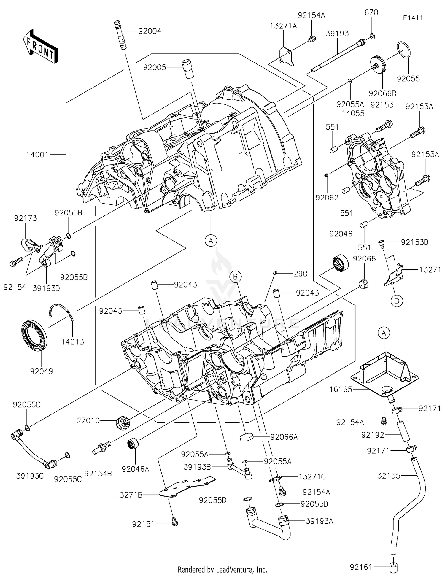 FRONT BRAKE CALIPER