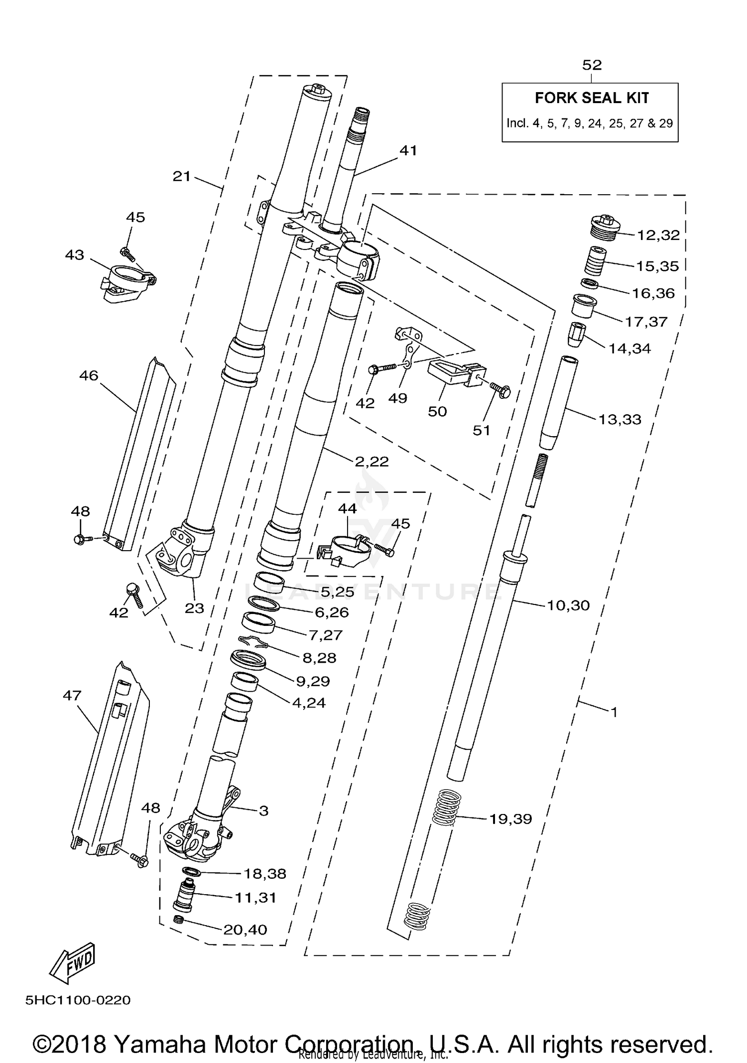 HANDLEBAR + TOP BRIDGE
