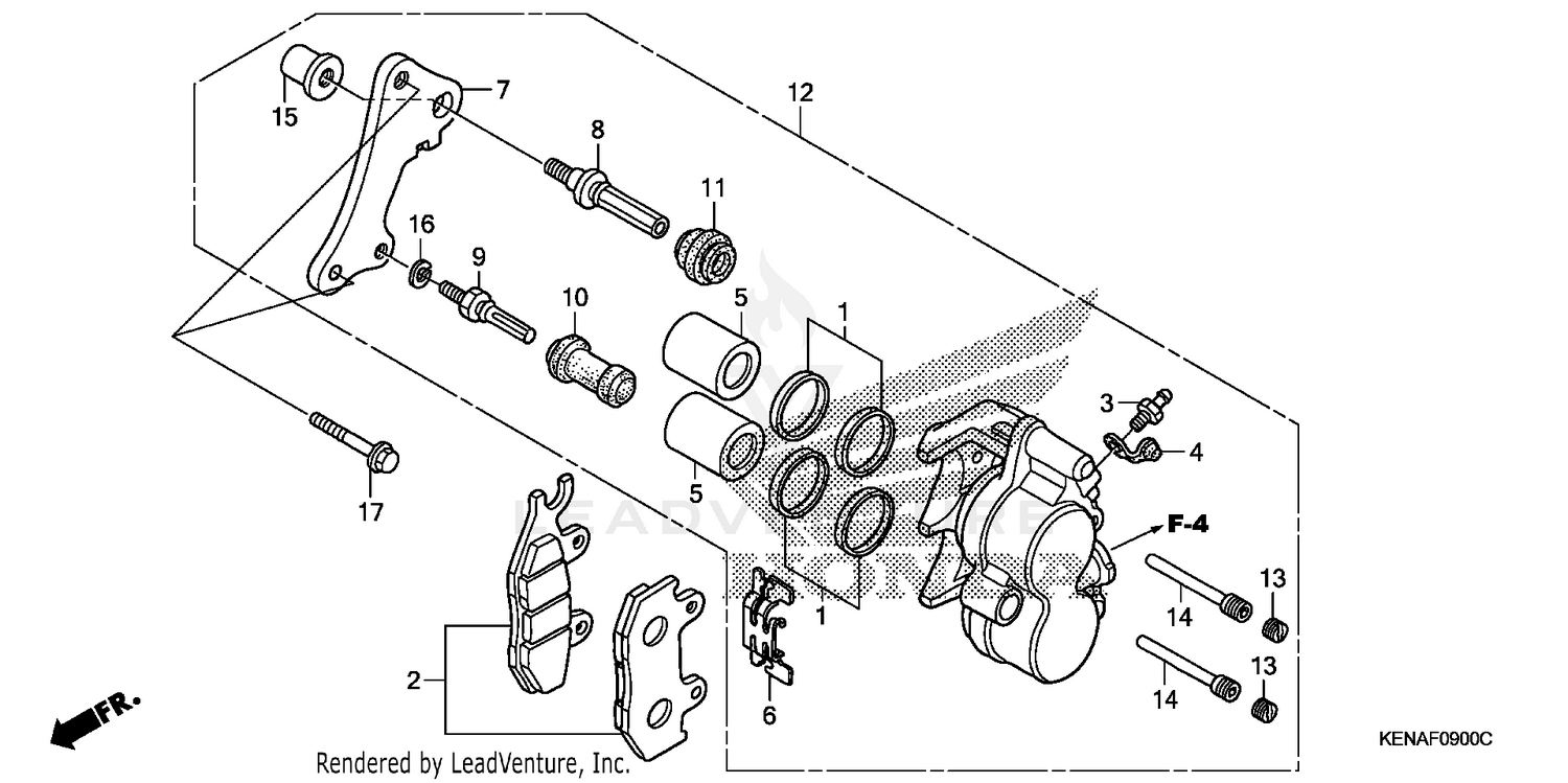 FRONT BRAKE CALIPER