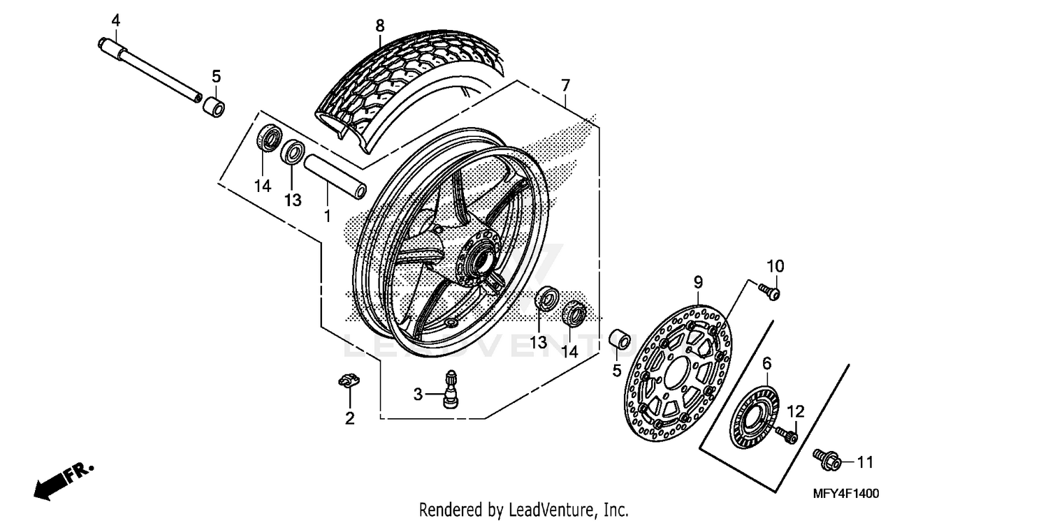 FR. BRAKE PANEL 86-87