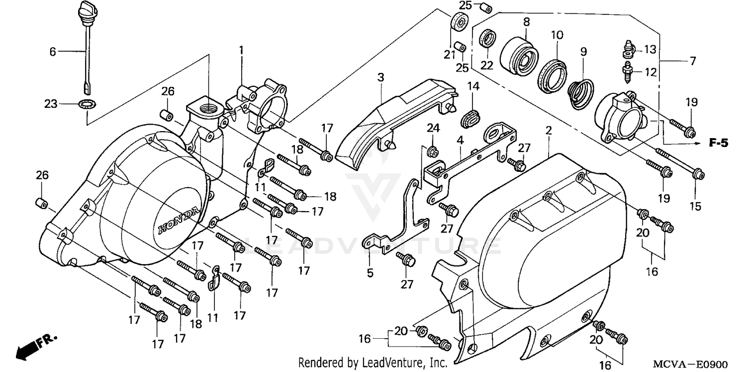 LEFT CRANKCASE COVER