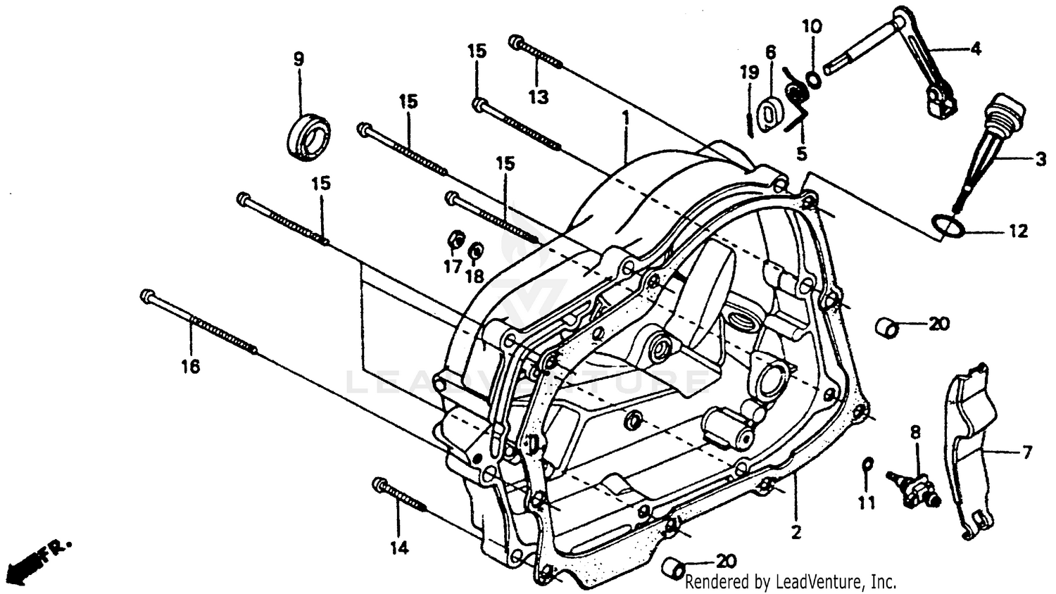 LEFT CRANKCASE COVER