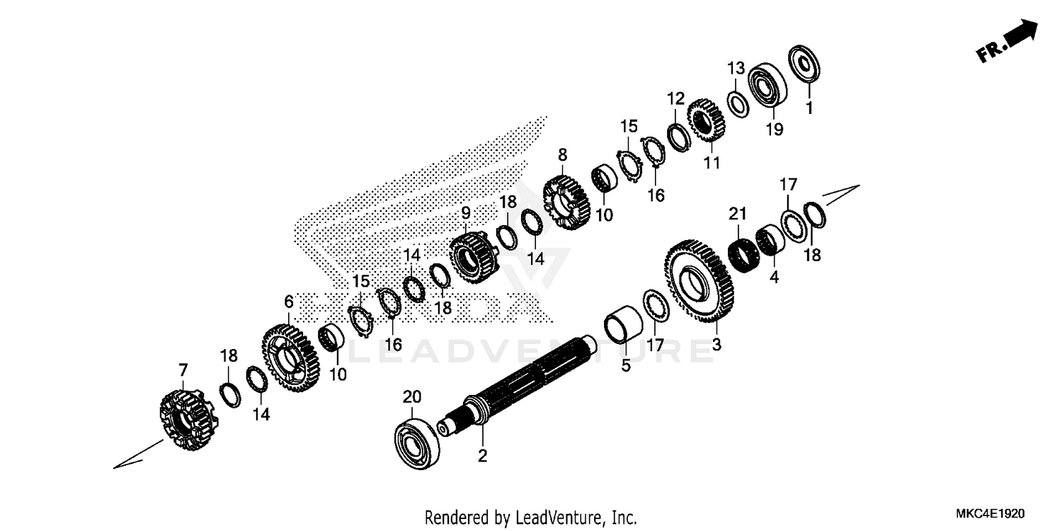 TRANSMISSION             (COUNTERSHAFT)