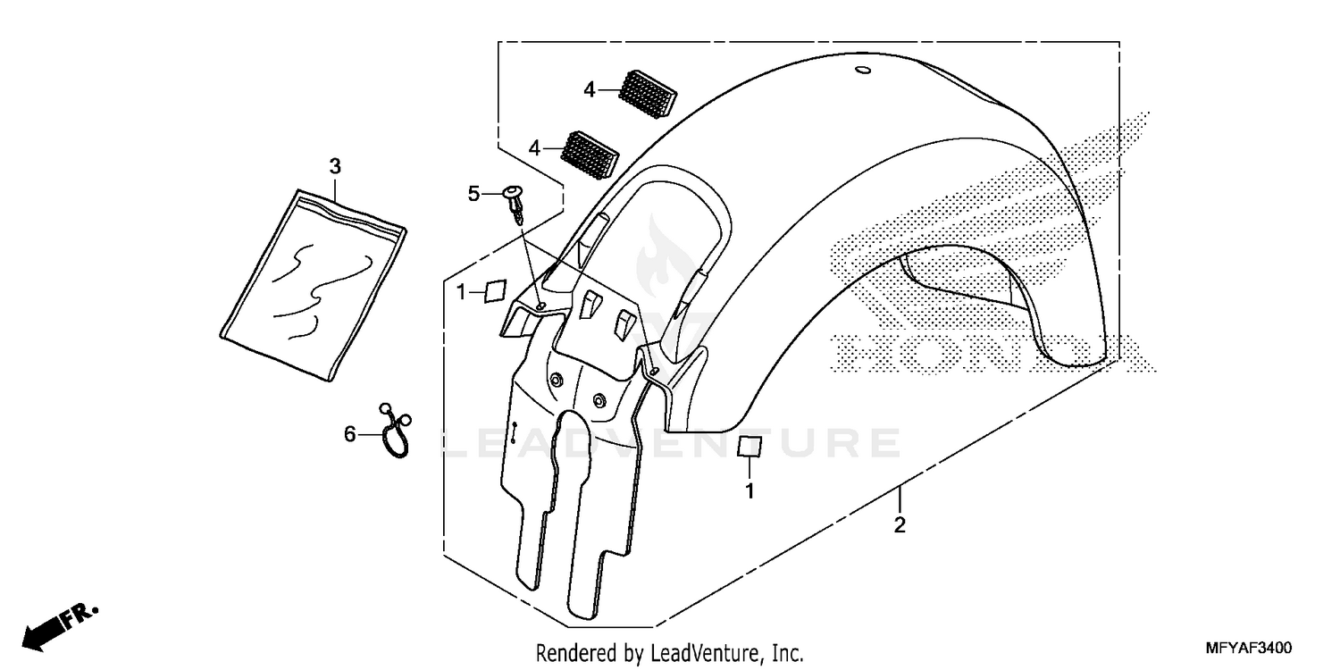 REAR FENDER (1)
