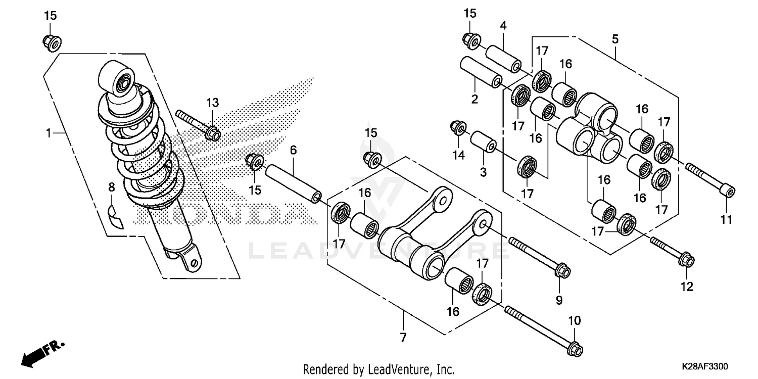 REAR SHOCK ABSORBER