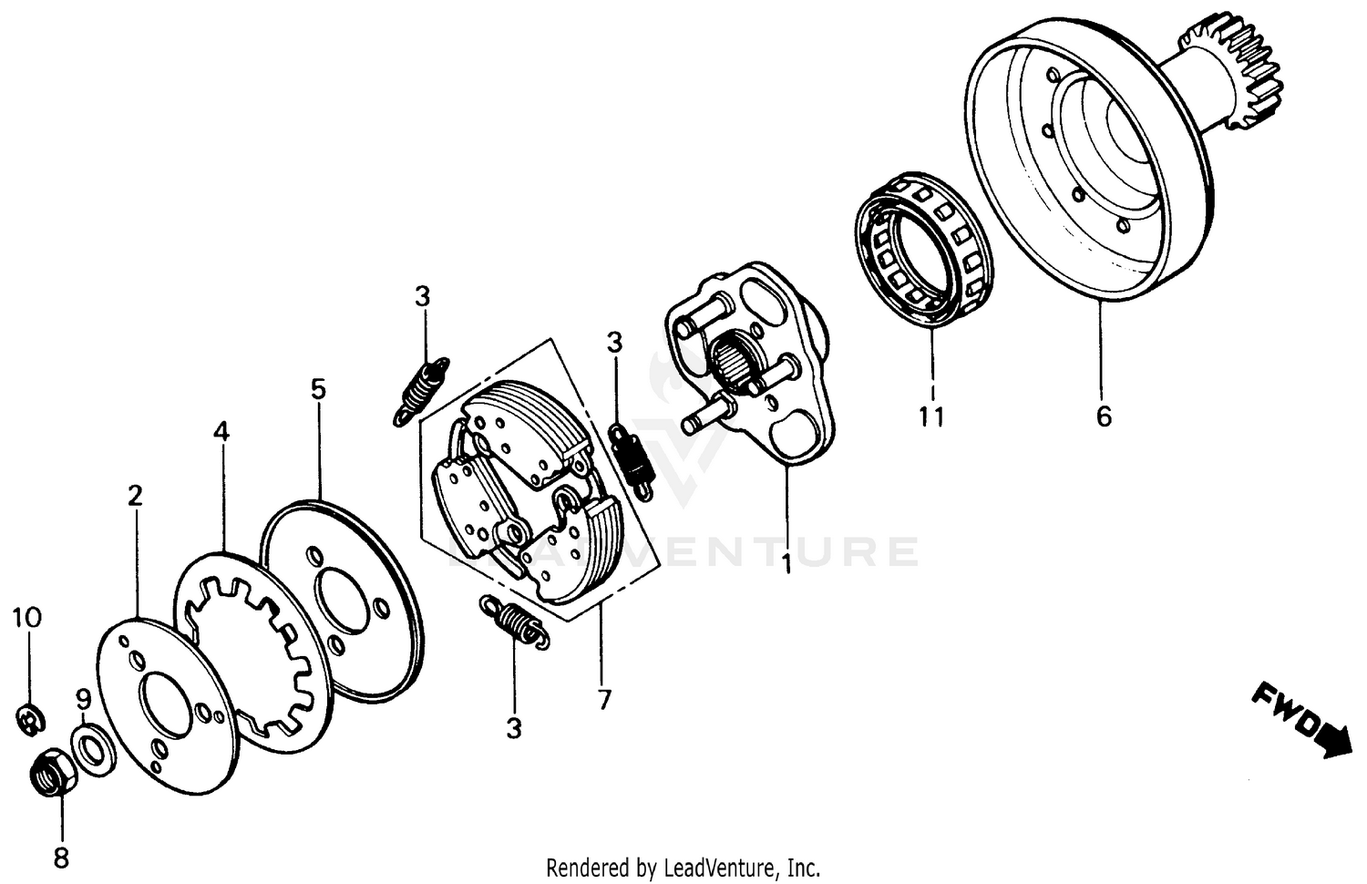 REAR SHOCK ABSORBER