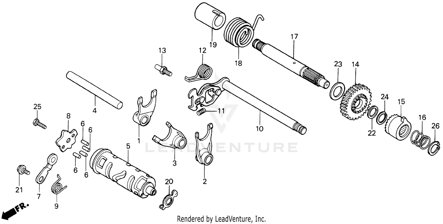 SHIFT DRUM + SHIFT FORK