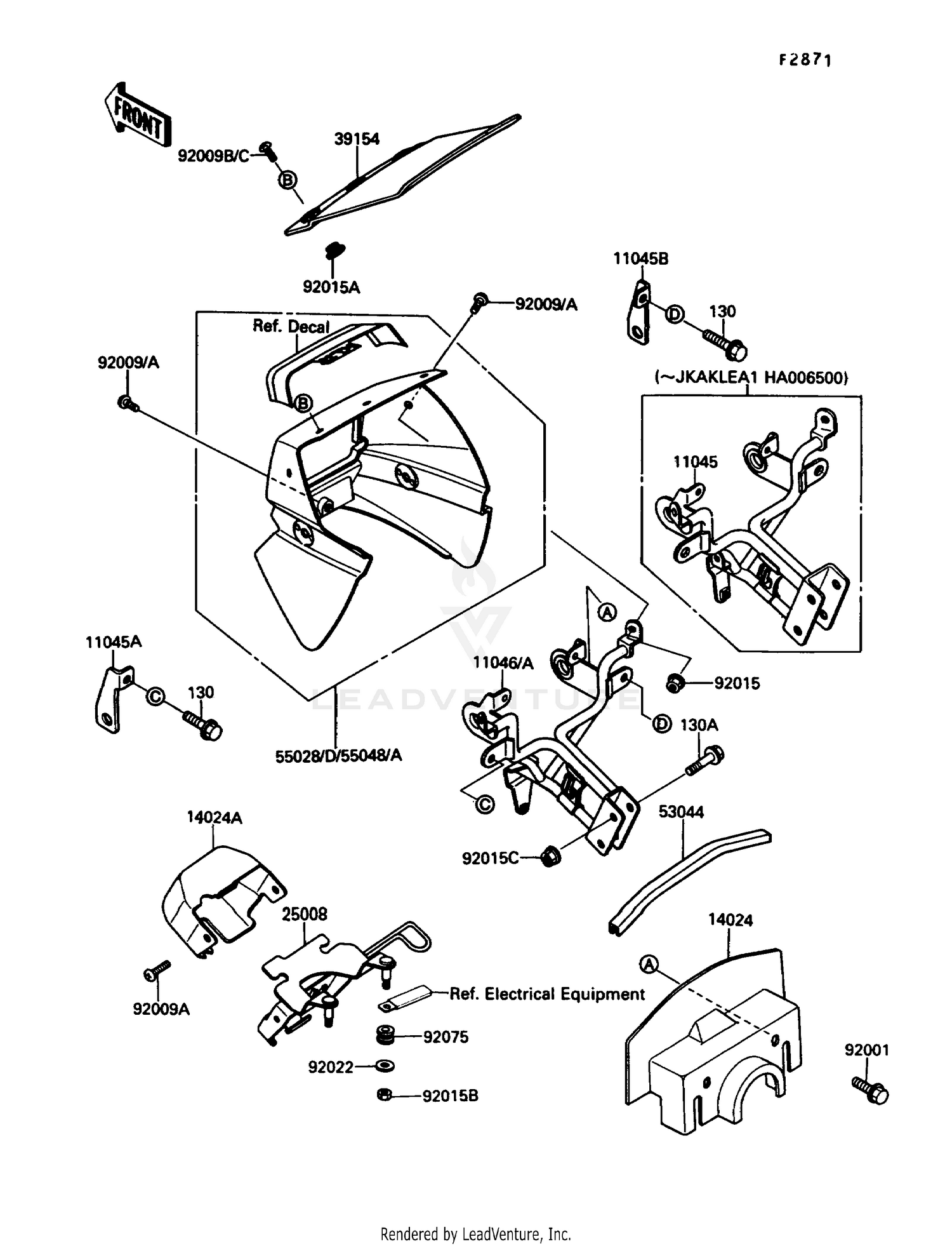 FRONT BRAKE PANEL