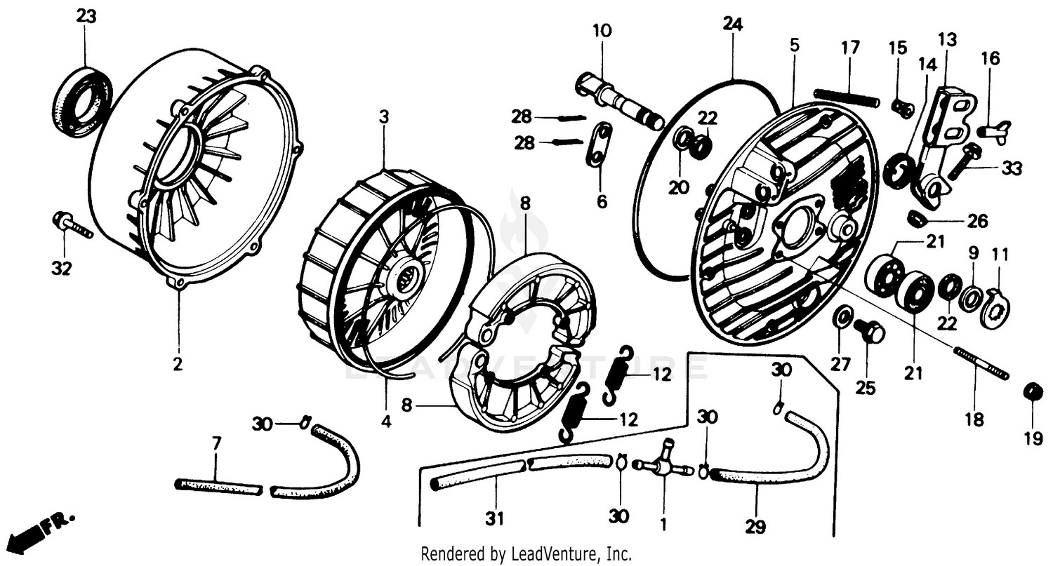 REAR BRAKE PANEL