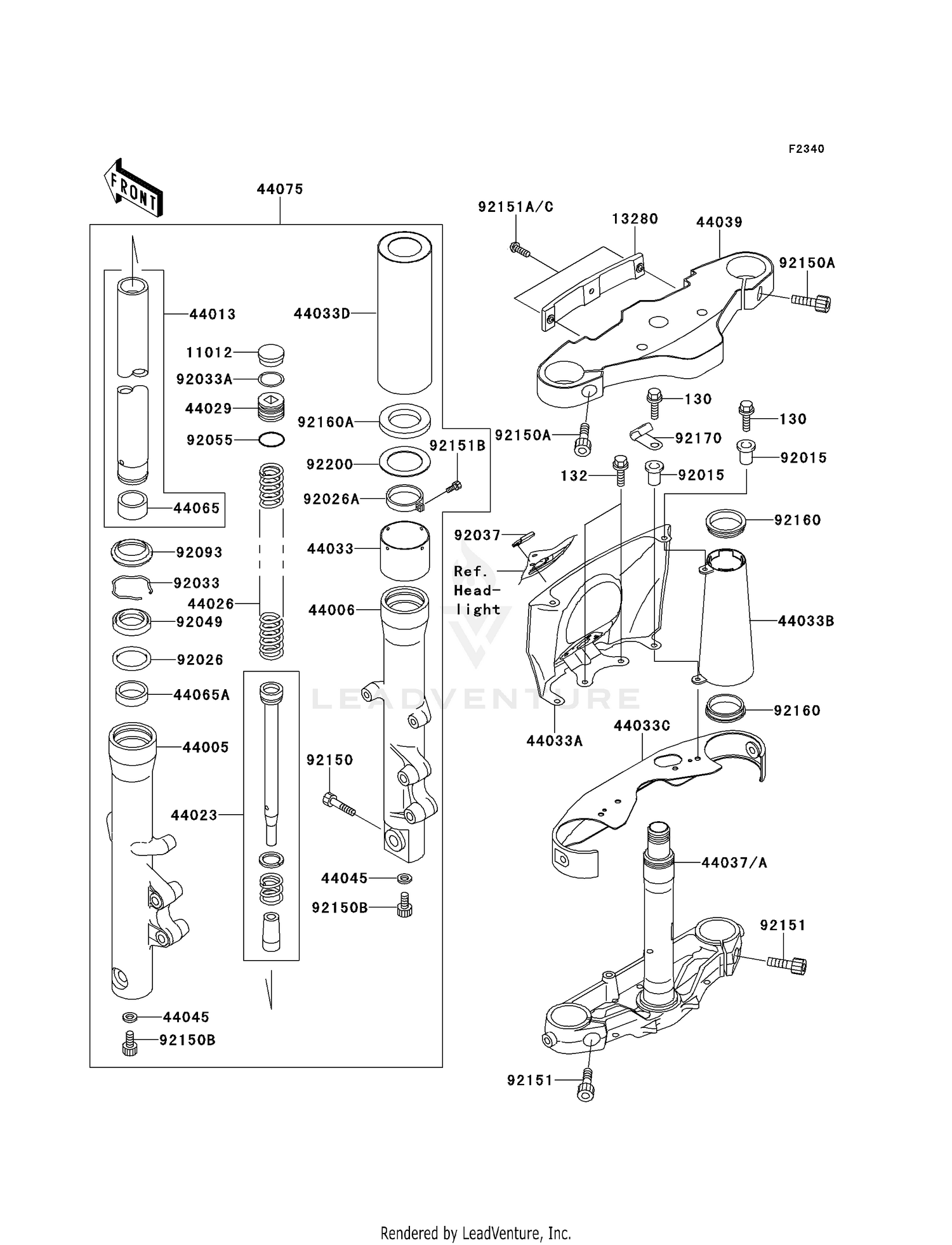 WATER PUMP@LEFT REAR     COVER