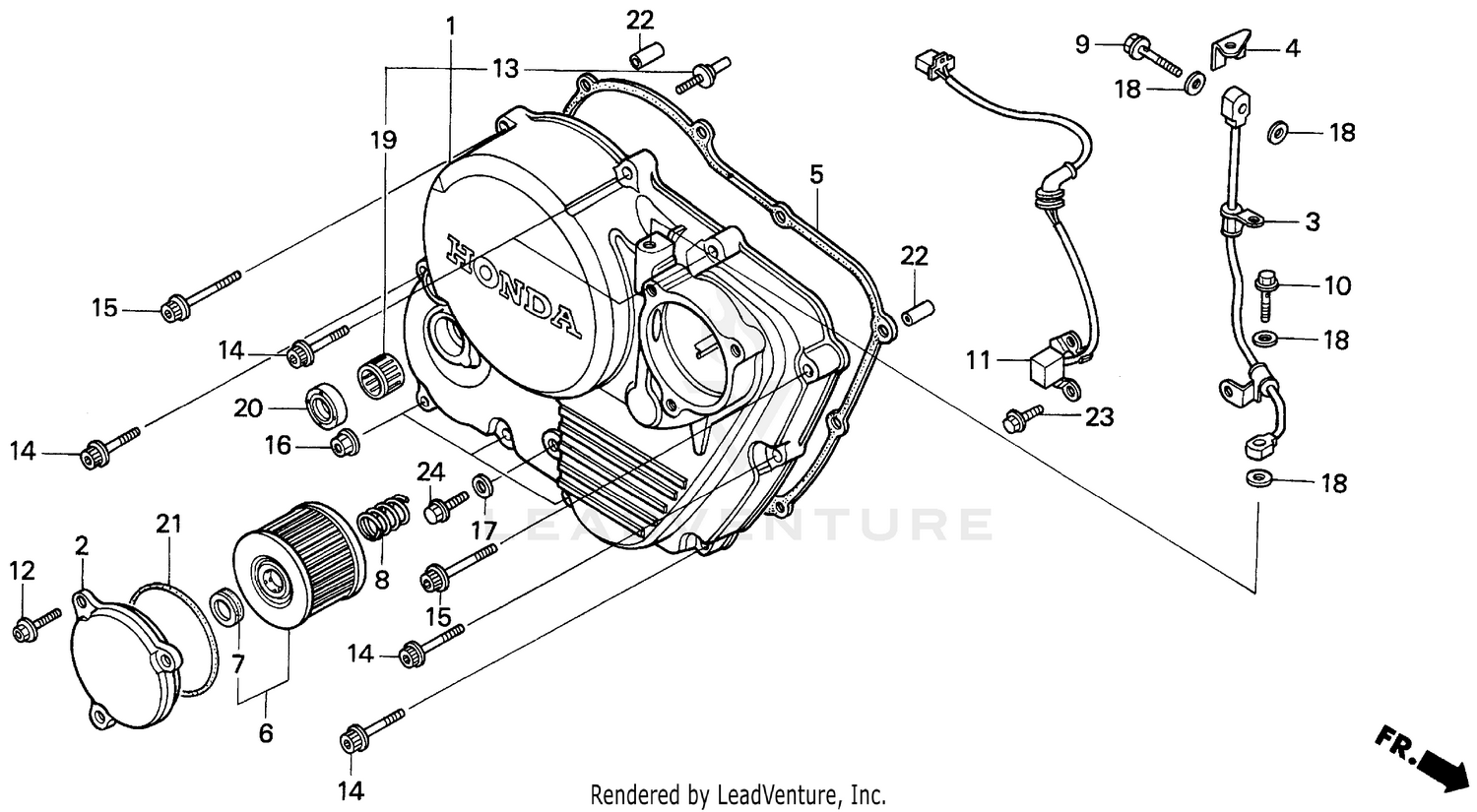 RIGHT CRANKCASE COVER