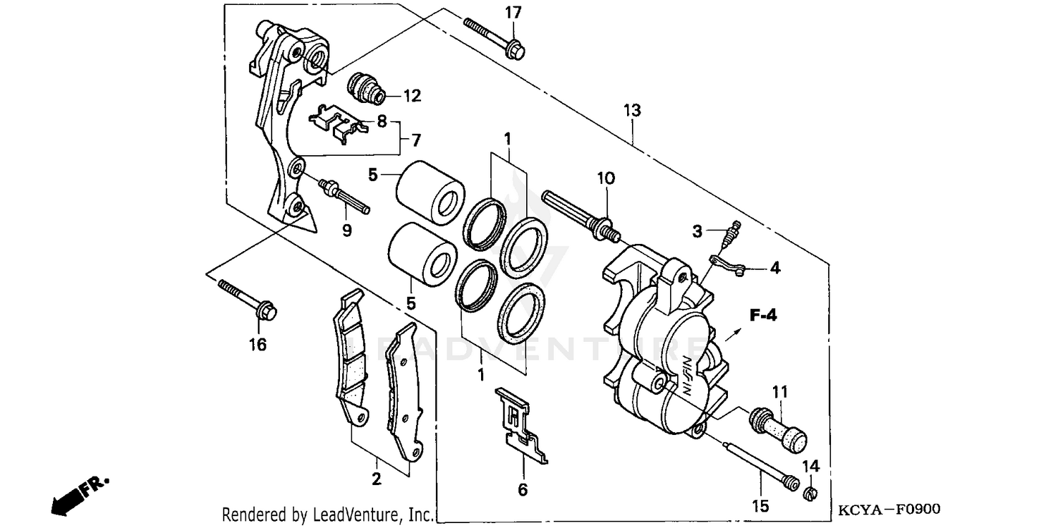 FRONT BRAKE CALIPER