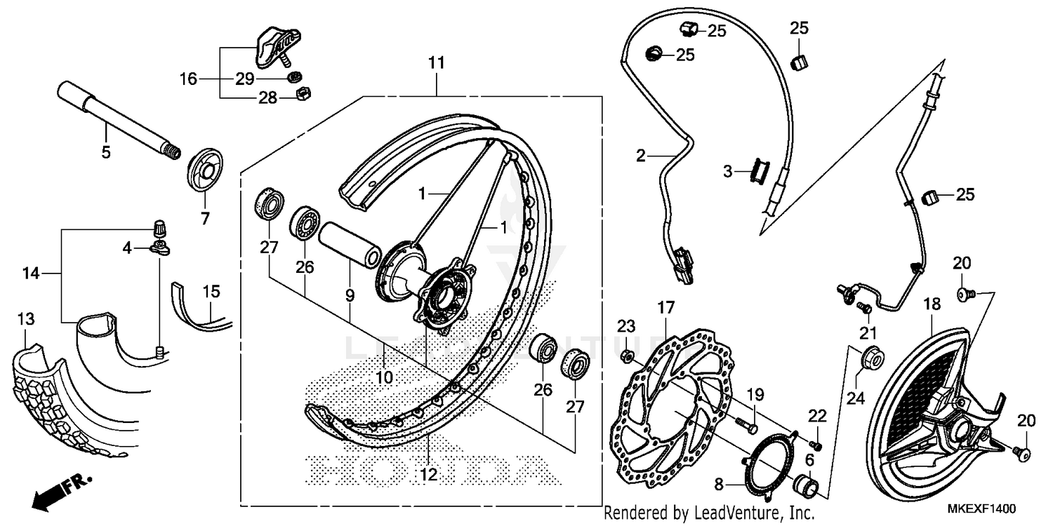 FRONT WHEEL