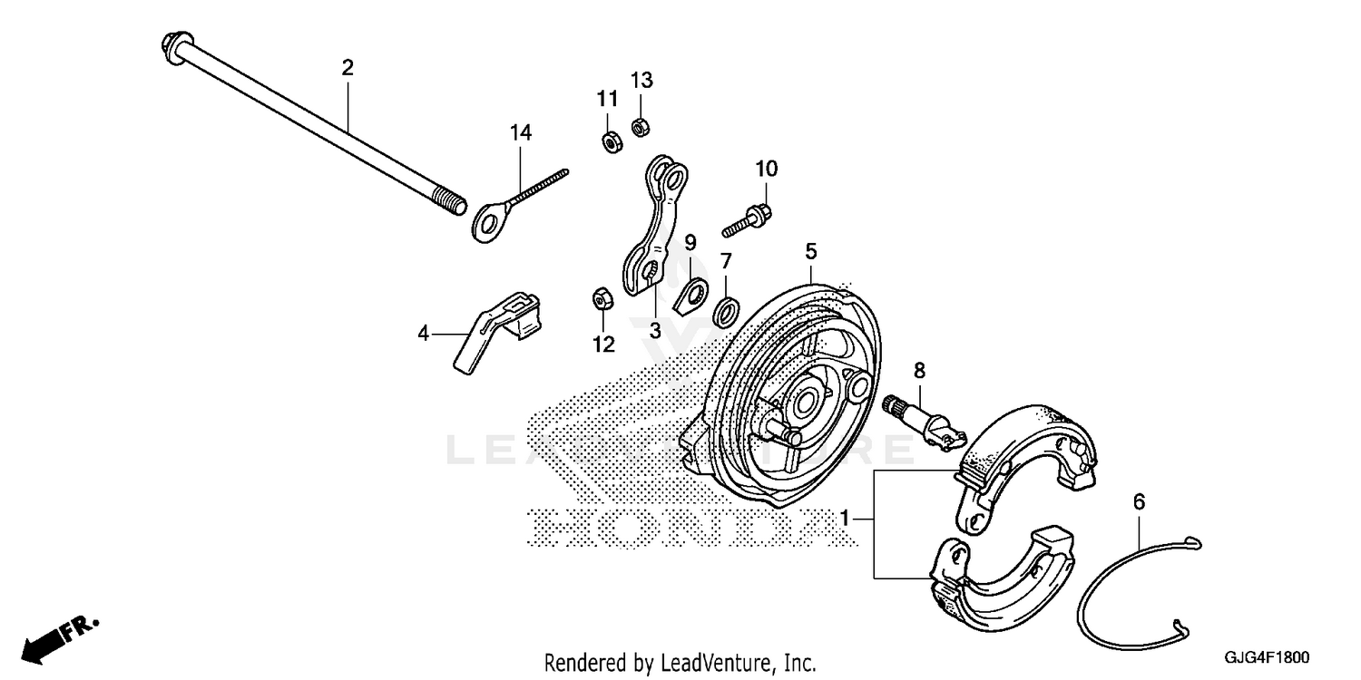 REAR BRAKE PANEL