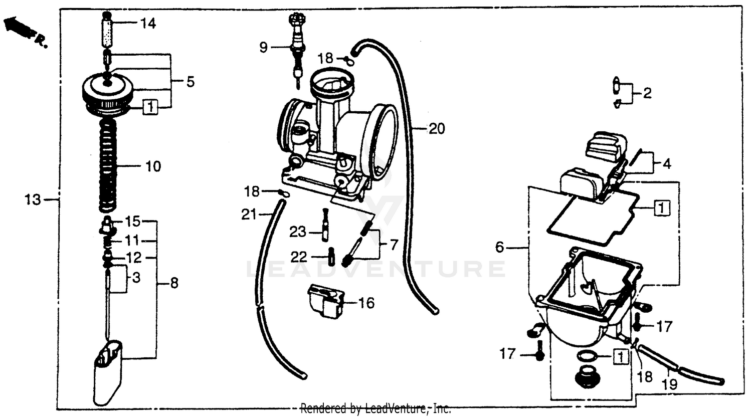 CARBURETOR 85-89