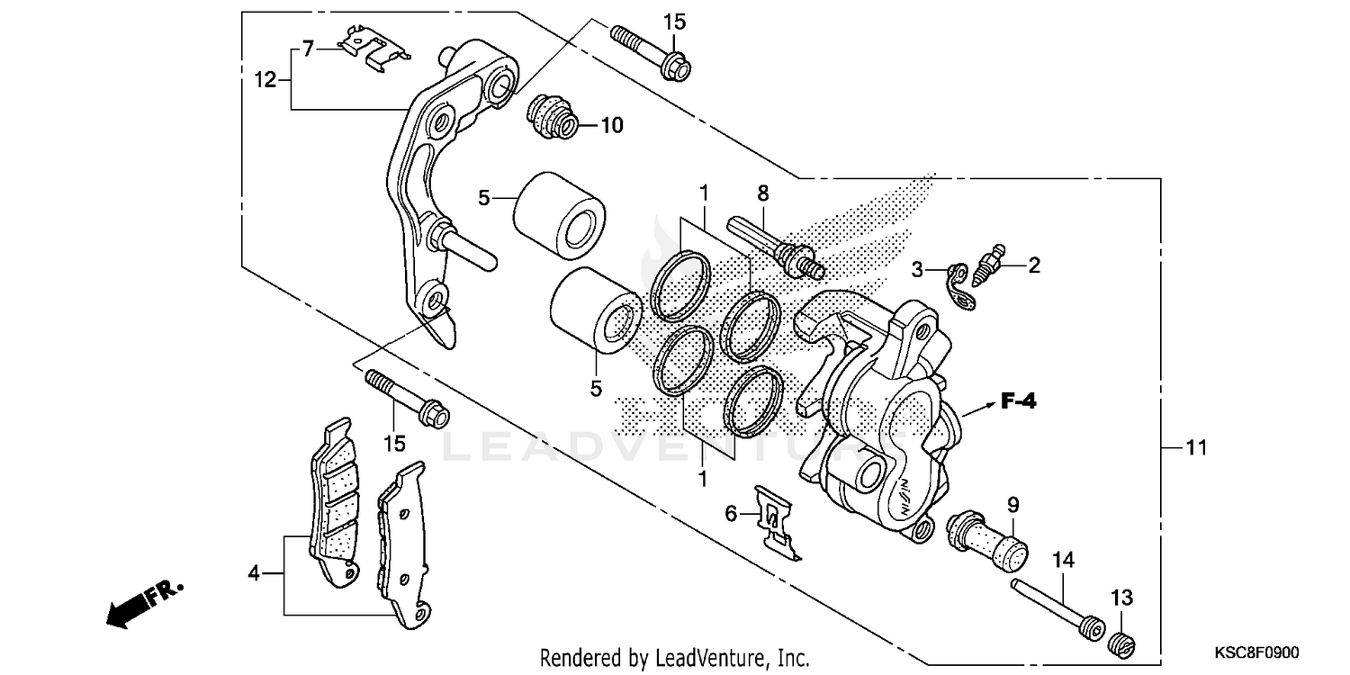 FRONT BRAKE CALIPER