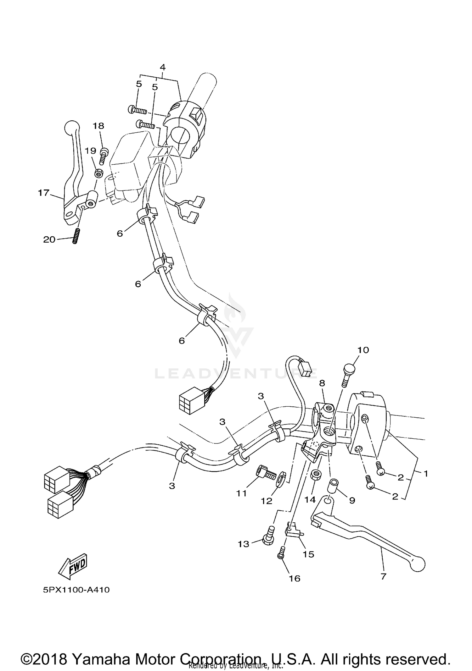 HANDLEBAR + TOP BRIDGE