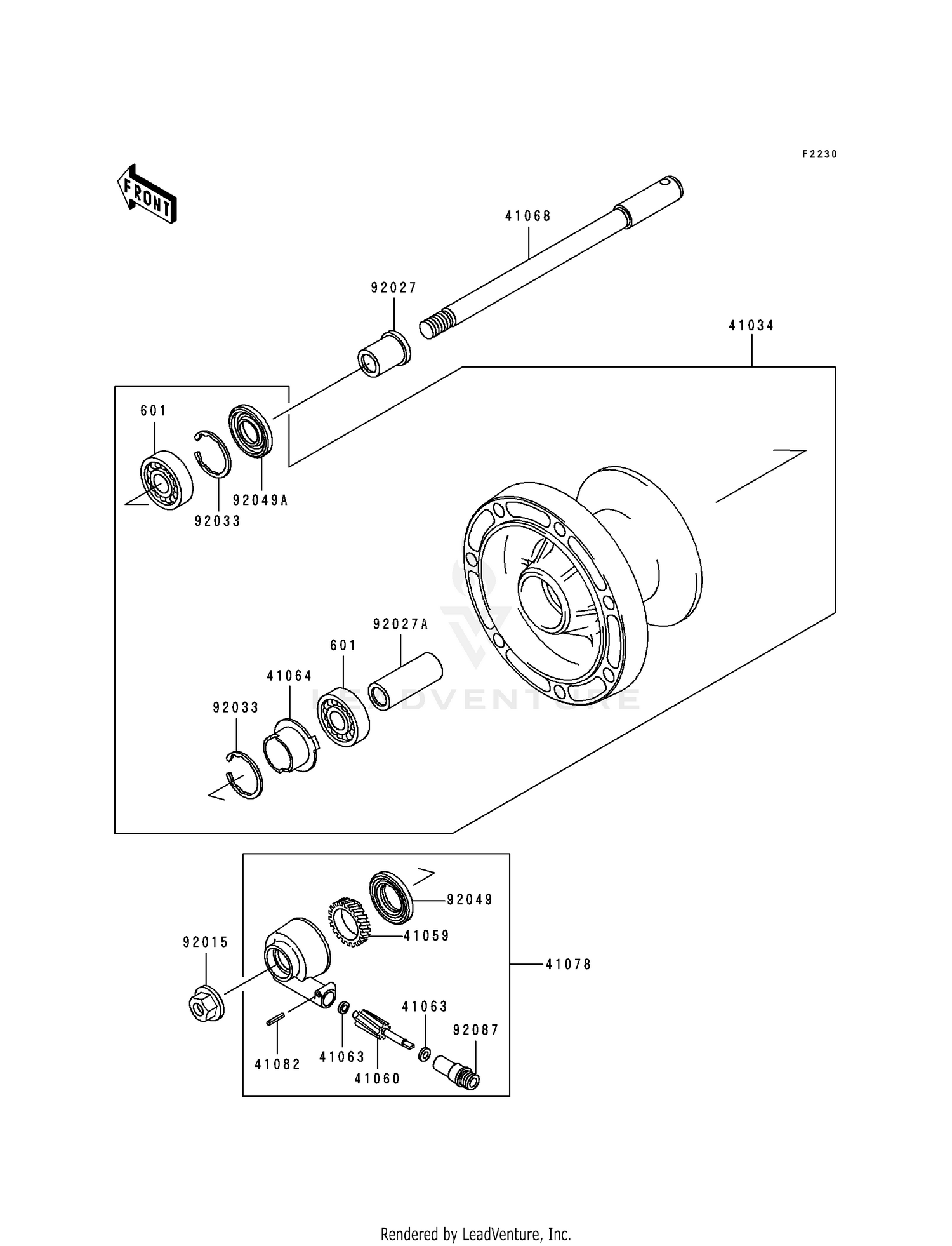 REAR SHOCK ABSORBER 94
