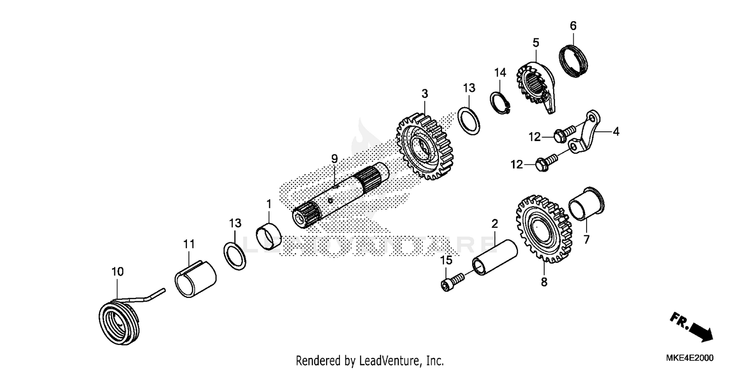 REAR BRAKE CALIPER