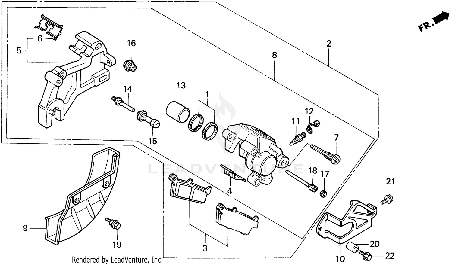 FRONT BRAKE CALIPER (1)
