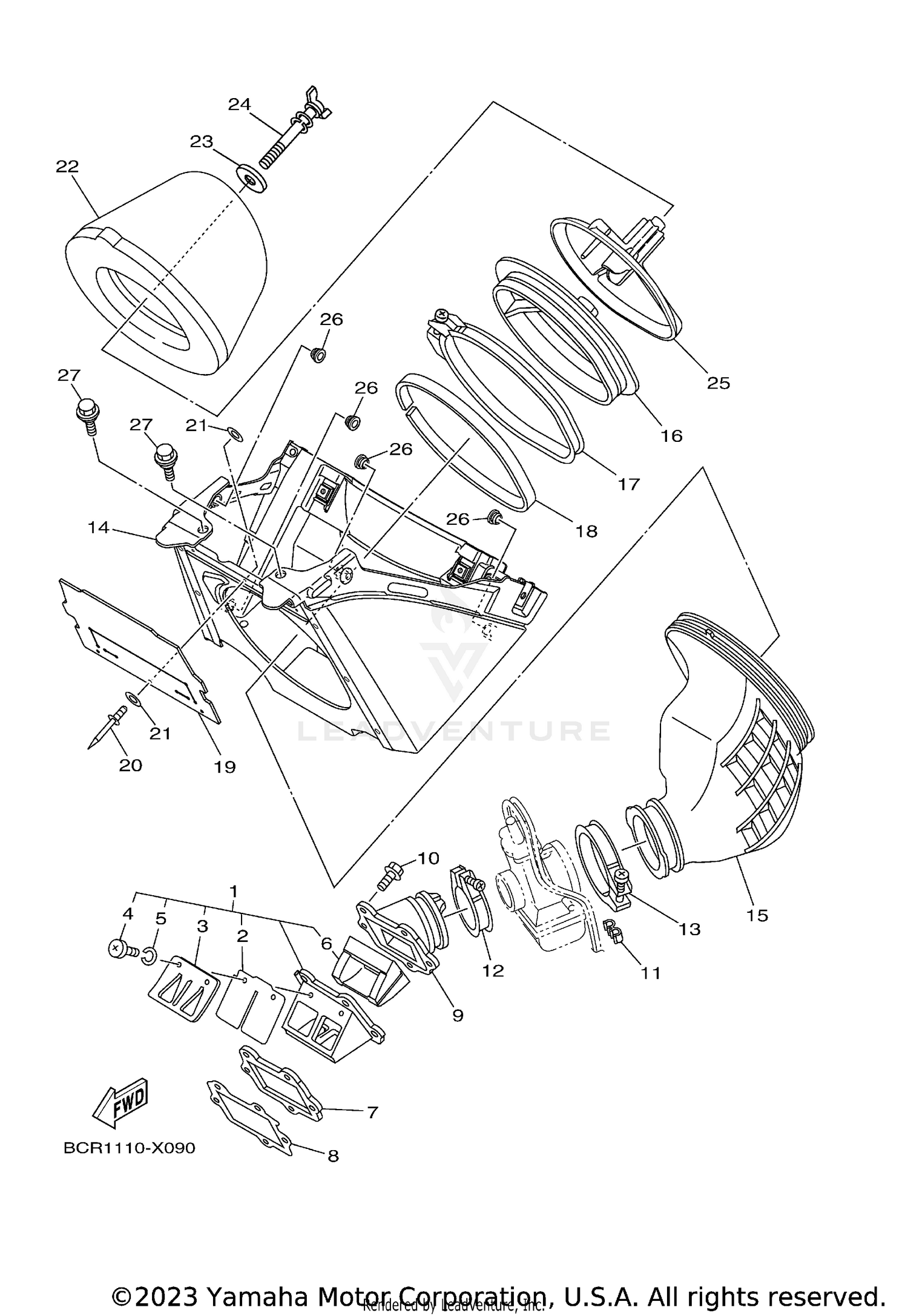 RIGHT CRANKCASE COVER