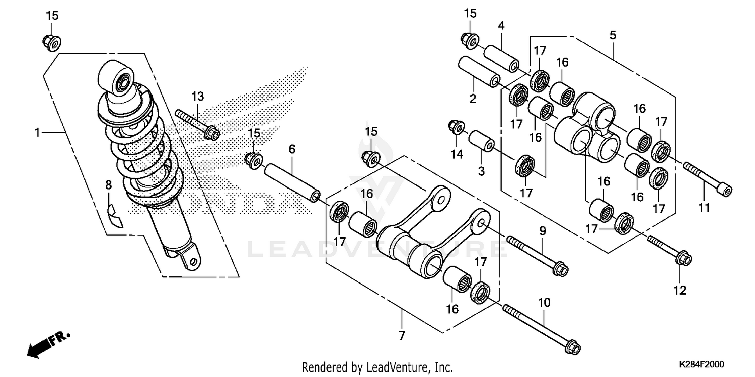 REAR SHOCK ABSORBER