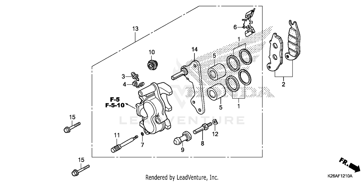 FRONT BRAKE CALIPER
