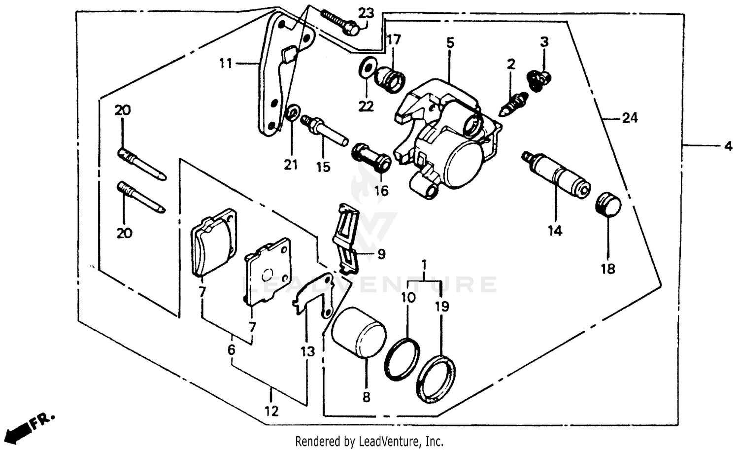 FRONT BRAKE CALIPER