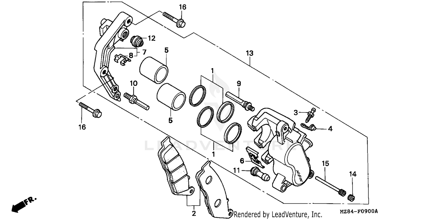 FRONT BRAKE CALIPER