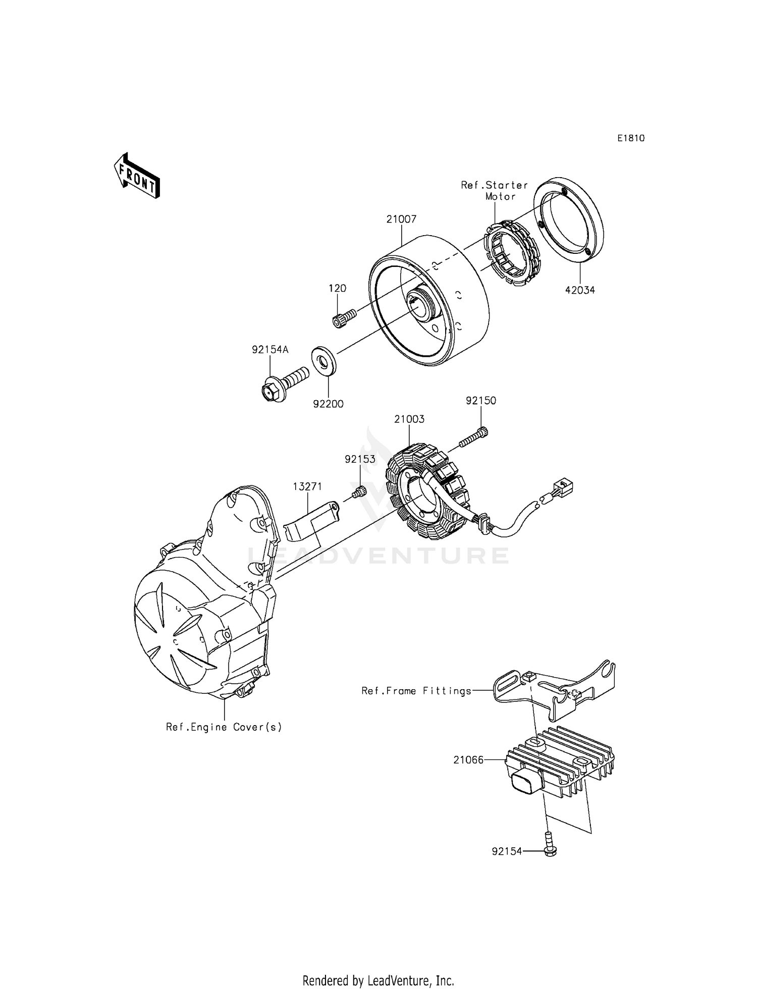 FRONT BRAKE CALIPER