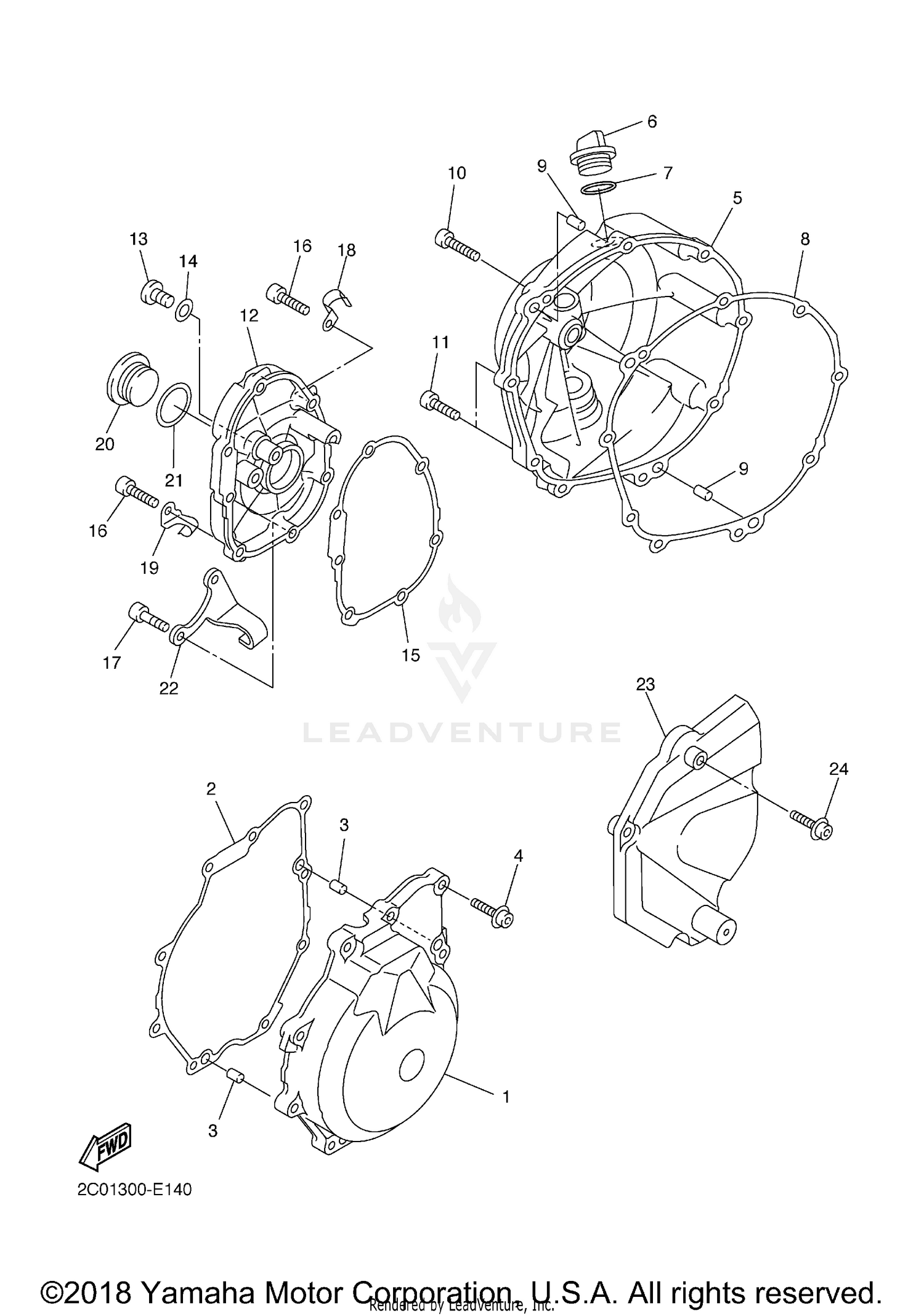REAR BRAKE CALIPER