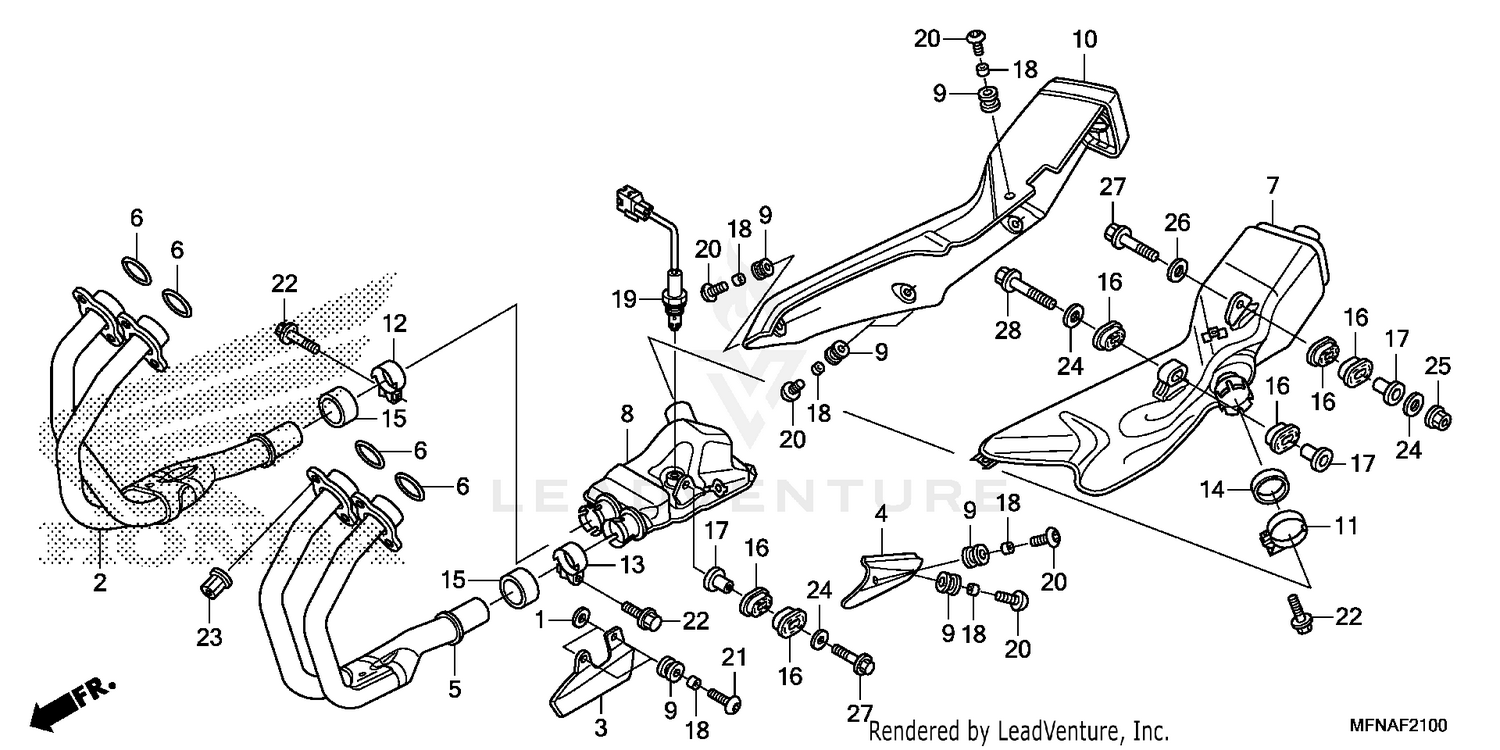 EXHAUST MUFFLER