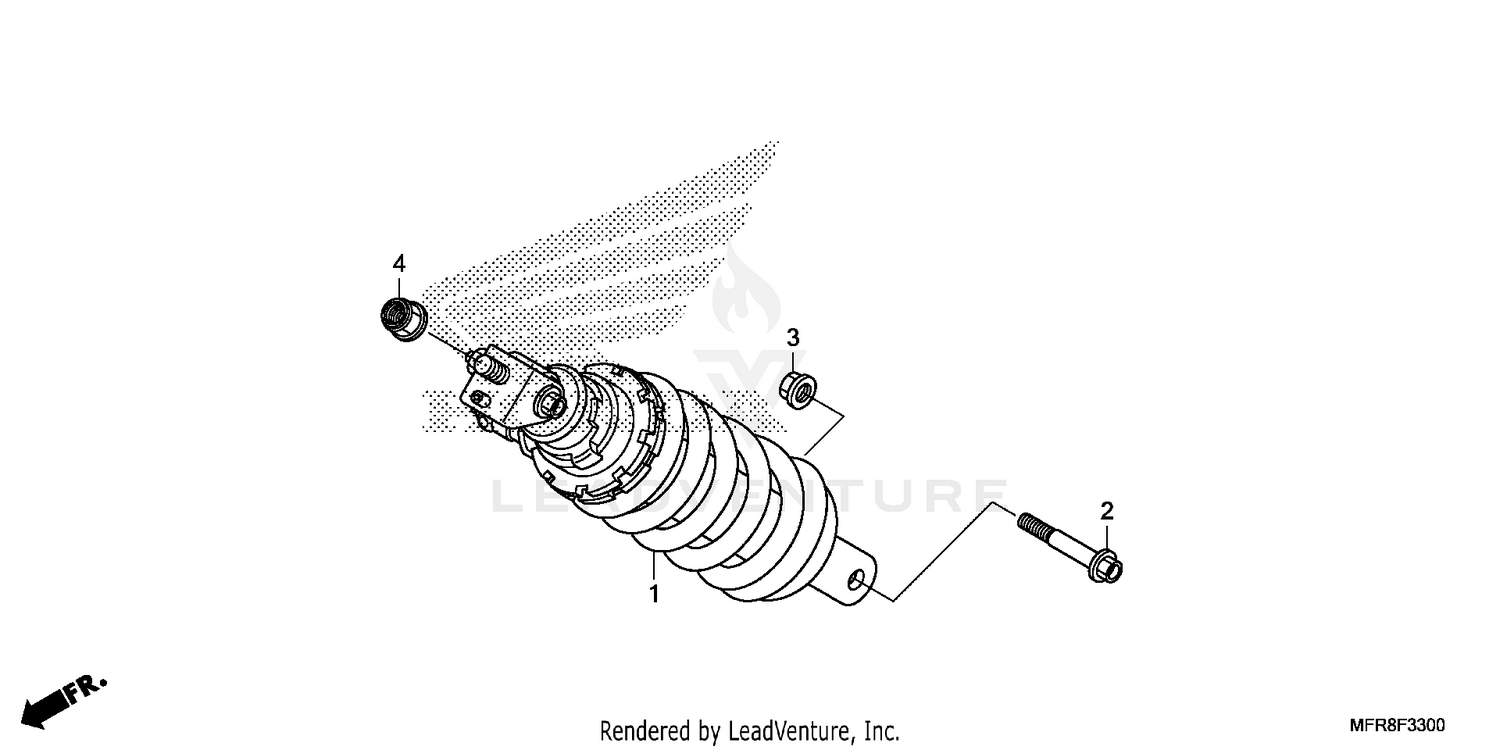 REAR SHOCK ABSORBER (1)