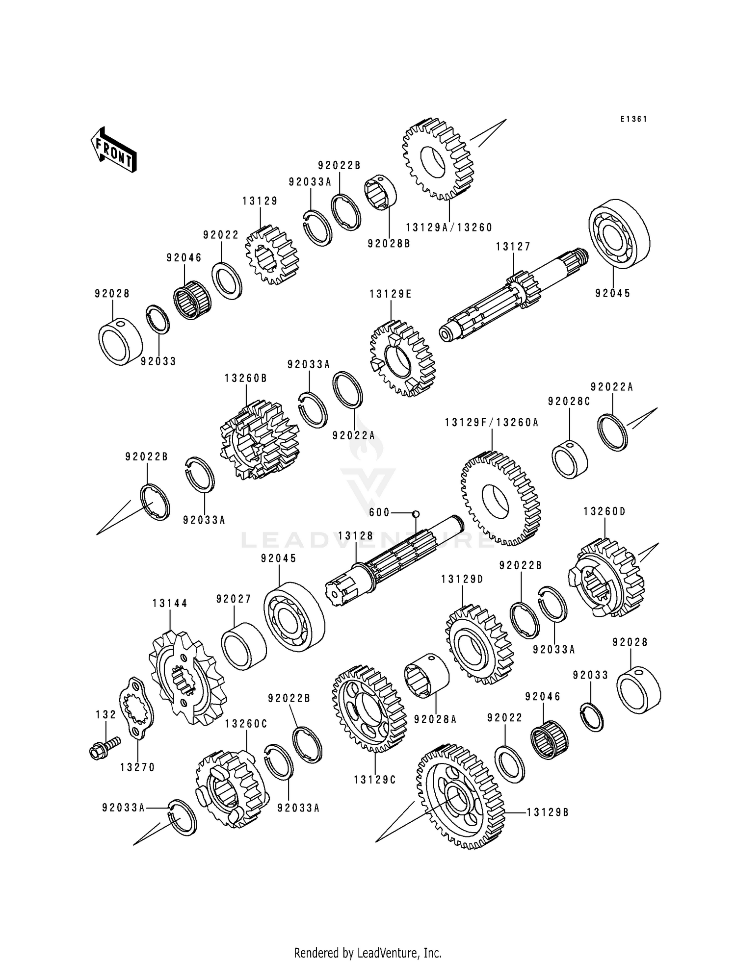 REAR BRAKE CALIPER